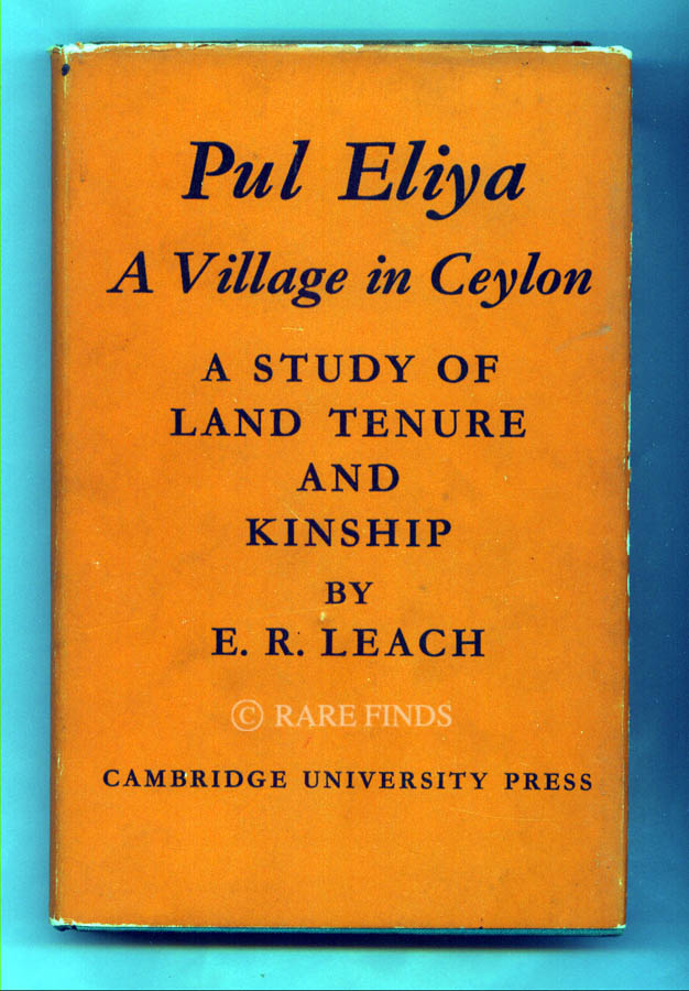 /data/Books/PUL ELIYA A - VILLAGE IN CEYLON A STUDY OF LAND TENUR AND KINSHIP.jpg